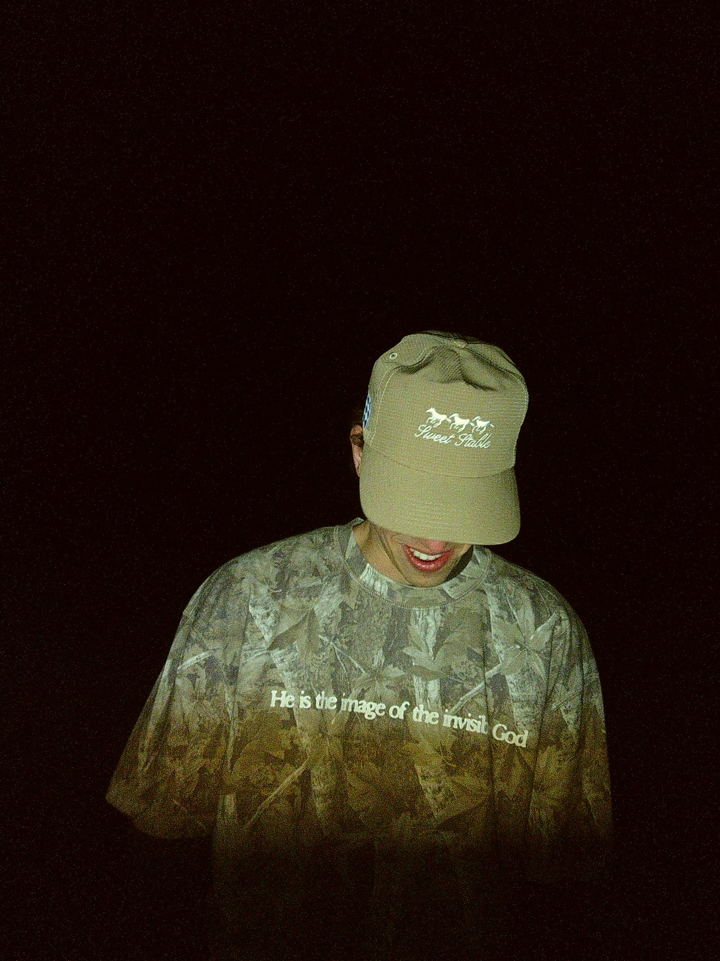 XL "His Name is Jesus" Tee - Dark Camo