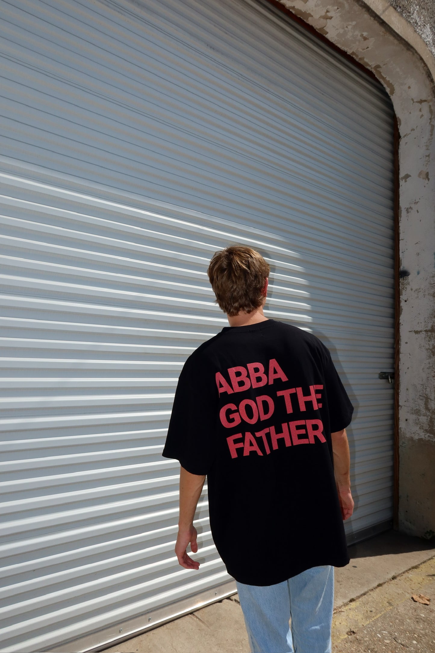 Heritage Tee in Black and Red