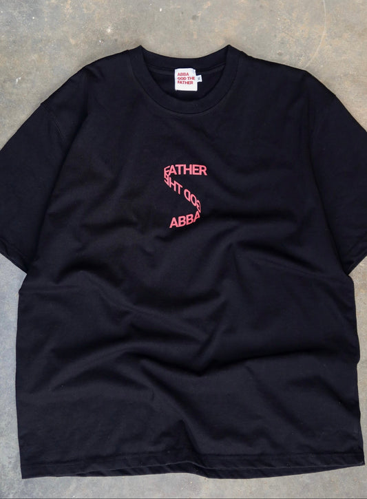 Heritage Tee in Black and Red