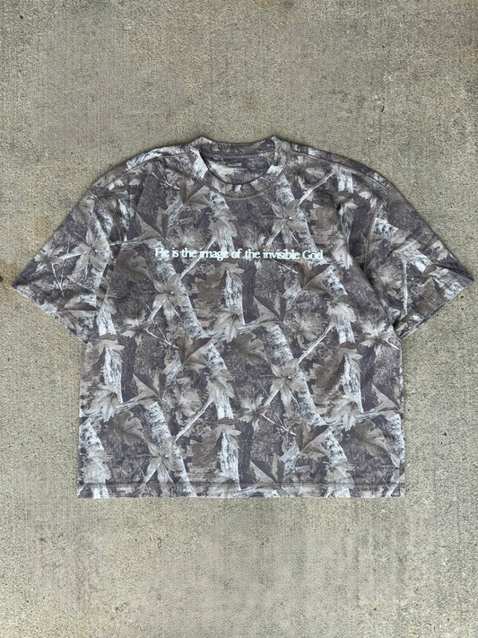 XL "His Name is Jesus" Tee - Dark Camo